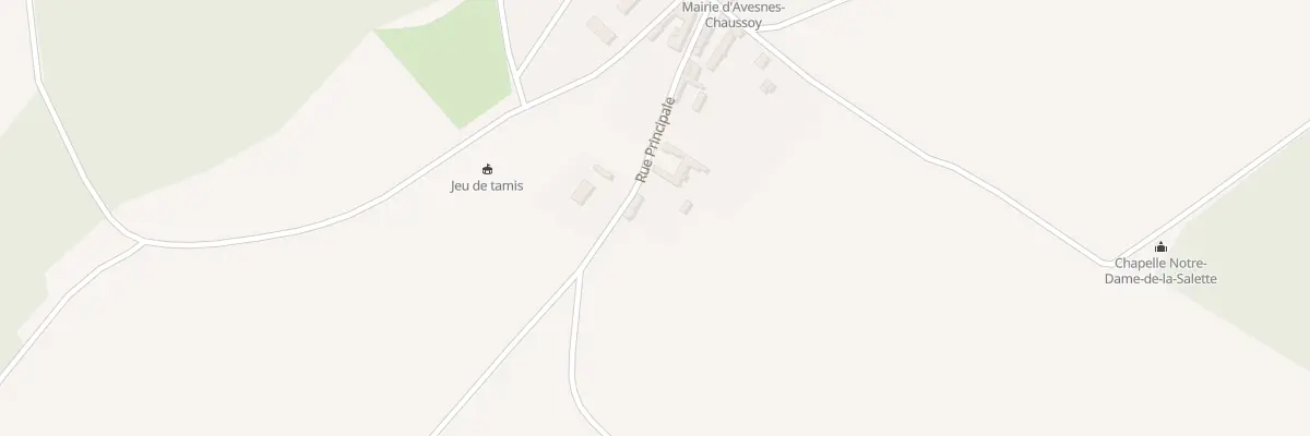 Plan du 35 Rue Principale à Avesnes-Chaussoy