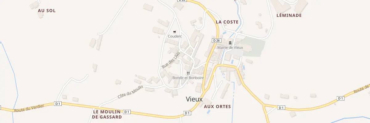 Plan du 5032 Le Village à Vieux