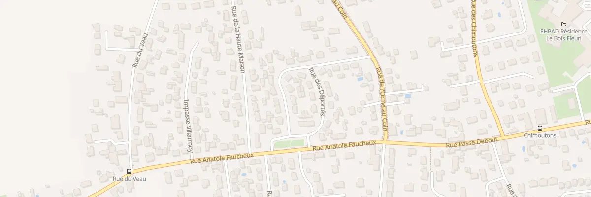 Plan du 189 Rue des Déportés à Saran