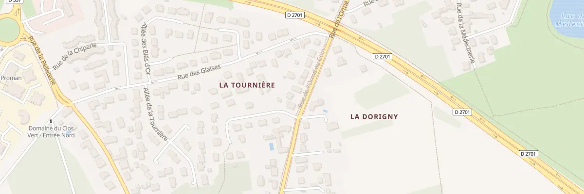 Plan du 1351 Rue de l’Orme au Coin à Saran