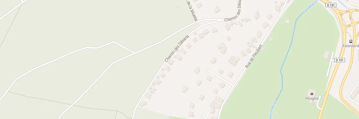 Plan du 13 Che des Déserts à Beynes