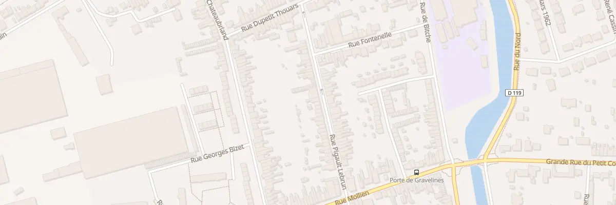 Plan du 43 Rue Pigault Lebrun à Calais