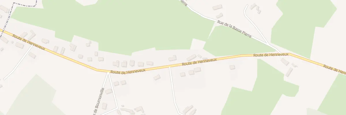 Plan du 72 Rte d’Henneveux à Brunembert