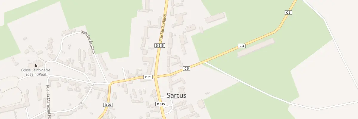 Plan du 35 Rue Mirlandaise à Sarcus