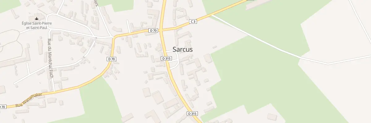 Plan du 25 Rue Mirlandaise à Sarcus