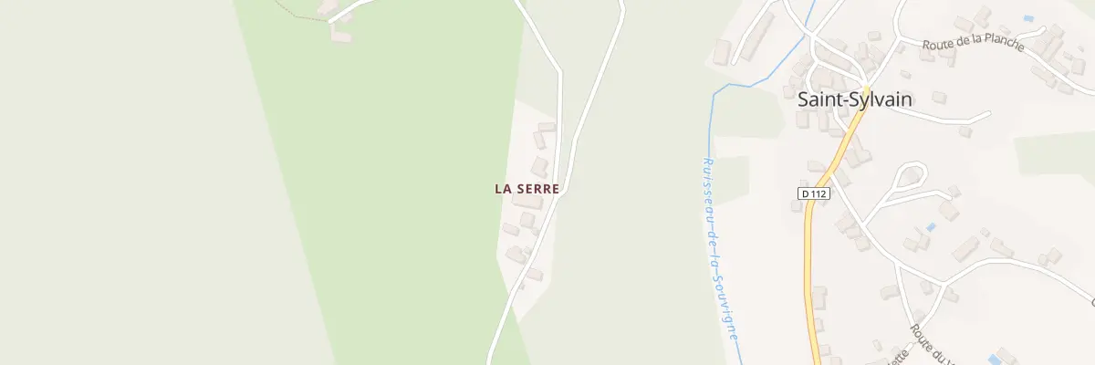 Plan du 5053 La Serre à Saint-Sylvain