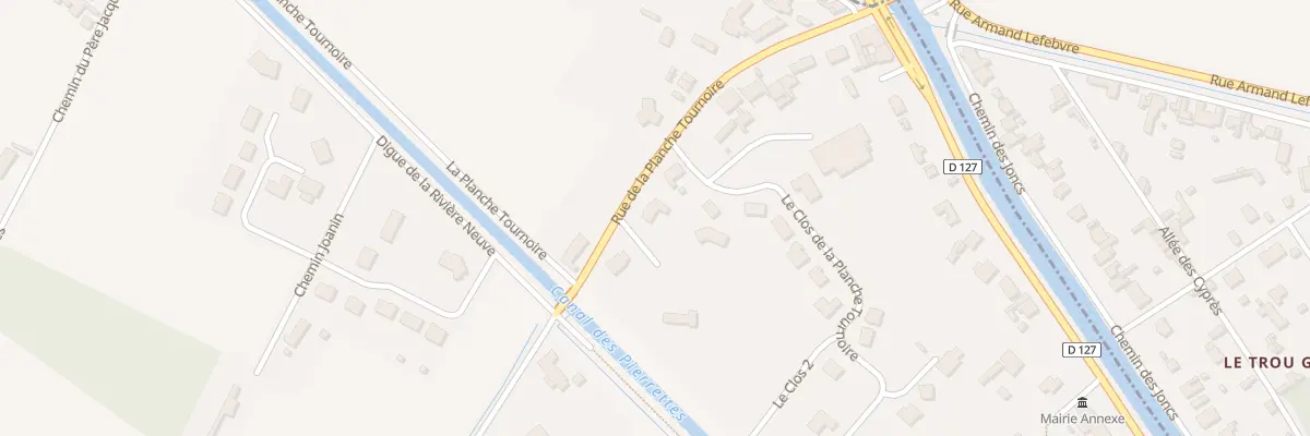 Plan du 207 Rue de la Planche Tournoire à Hames-Boucres