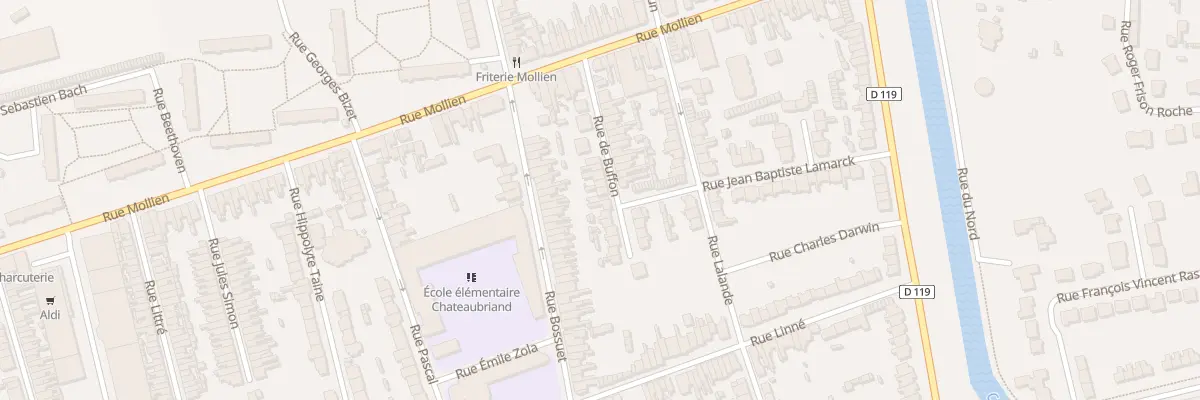 Plan du 24 Rue Buffon à Calais