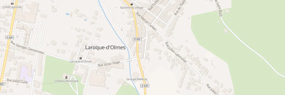 Plan du 6 Rue des Pas Perdus à Laroque-d’Olmes