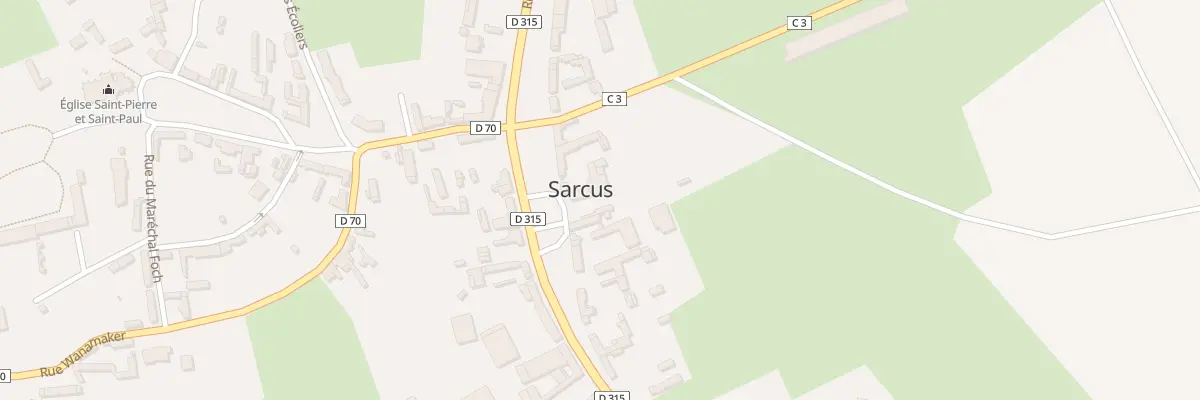 Plan du 27 Rue Mirlandaise à Sarcus