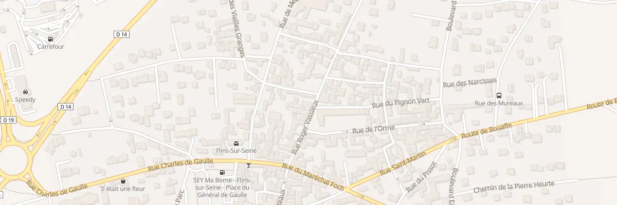 Plan du 69 Rue Roger Vassieux à Flins-sur-Seine