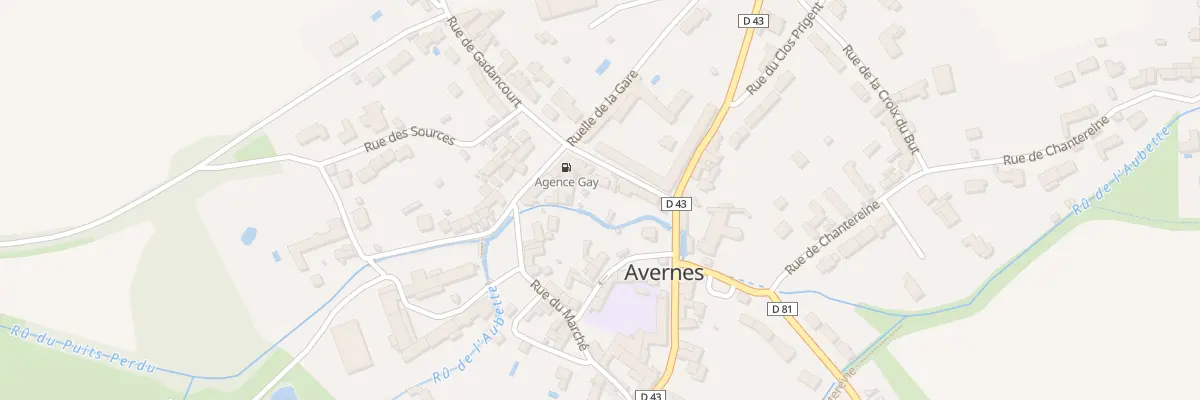 Plan du 5 Rue de l’Audience à Avernes