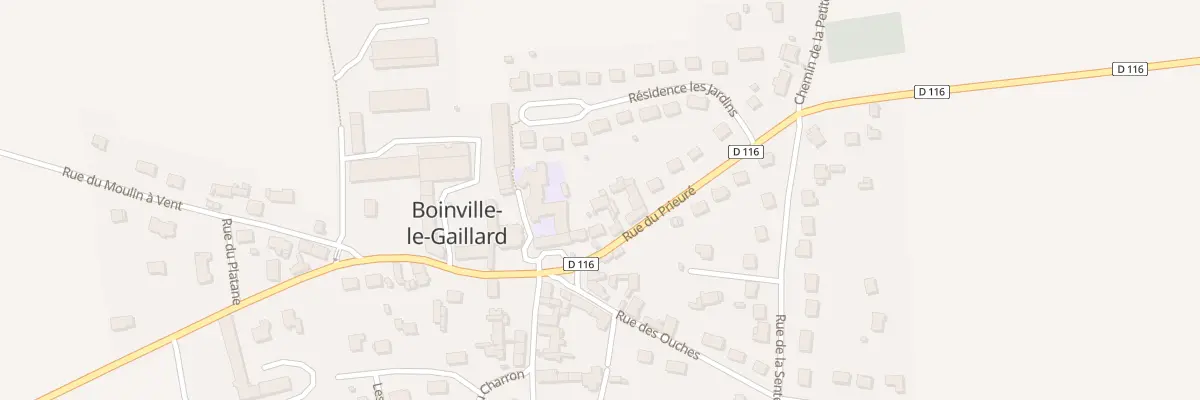 Plan du 9 Rue du Prieuré à Boinville-le-Gaillard