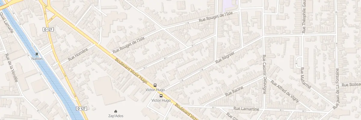 Plan du 28 Rue Ronsard à Calais