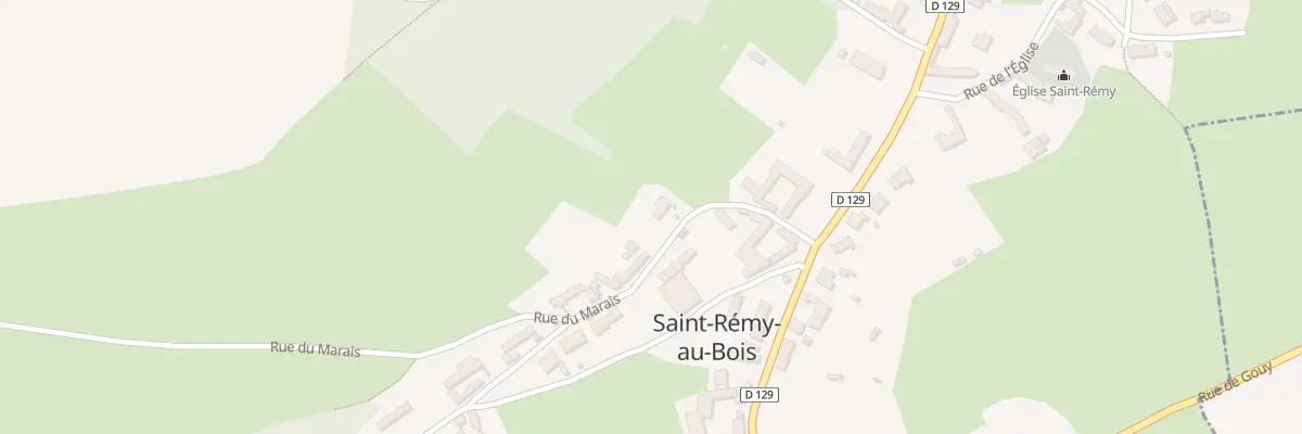 Plan du 3 Rue du Marais à Saint-Rémy-au-Bois