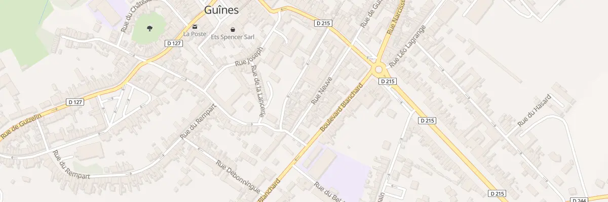 Plan du 17 Rue Neuve à Guînes