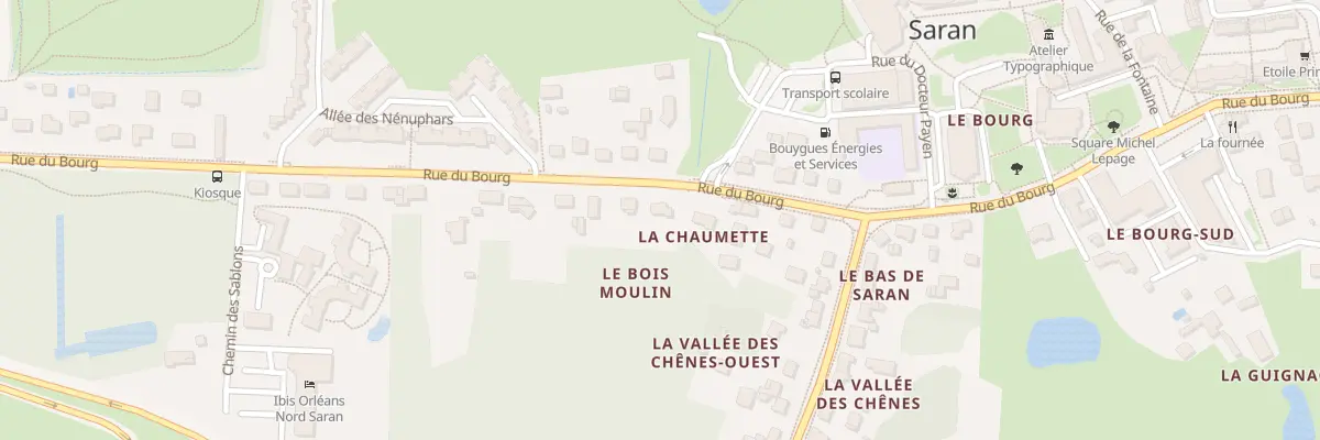 Plan du 669 Rue du Bourg à Saran