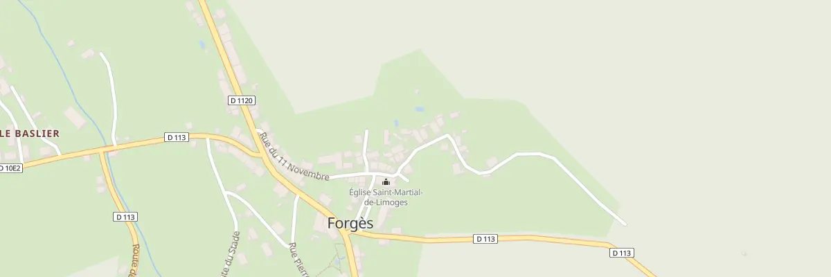 Plan du 11B Imp du 14 Juillet à Forgès