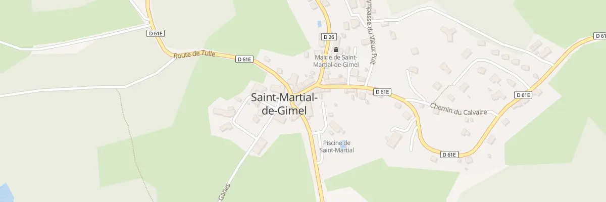 Plan du 5042 Le Bourg à Saint-Martial-de-Gimel
