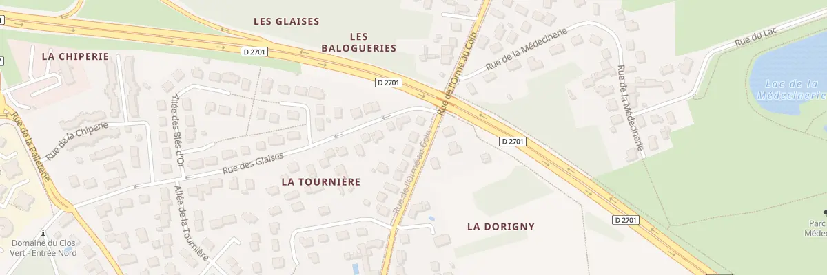 Plan du 1425 Rue de l’Orme au Coin à Saran