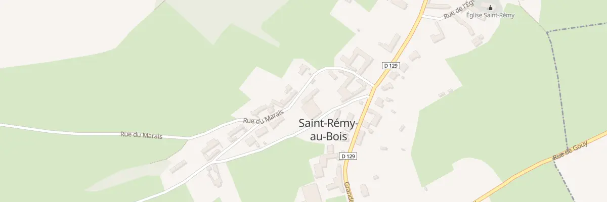 Plan du 6 Rue du Marais à Saint-Rémy-au-Bois