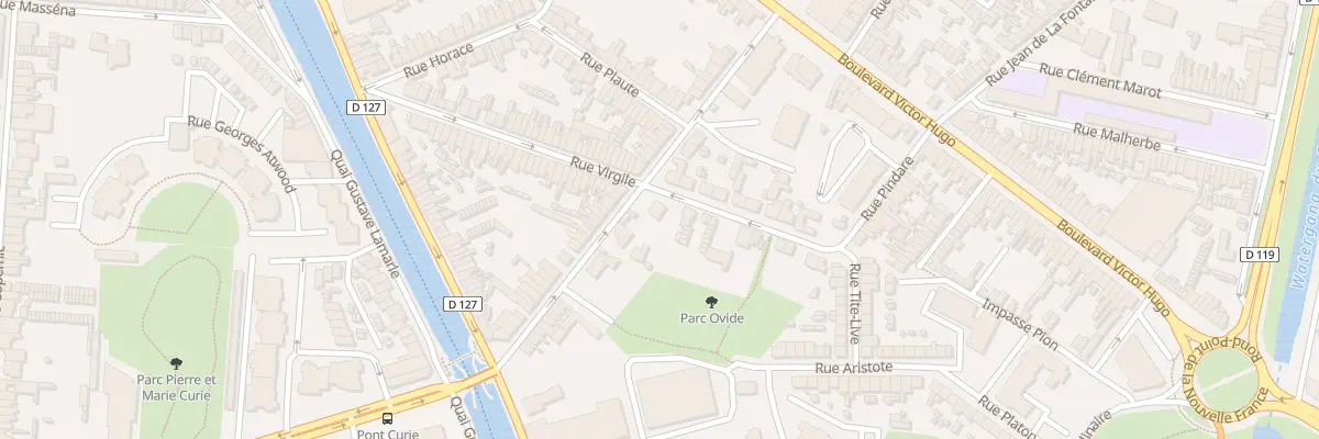 Plan du 7 Rue Ovide à Calais