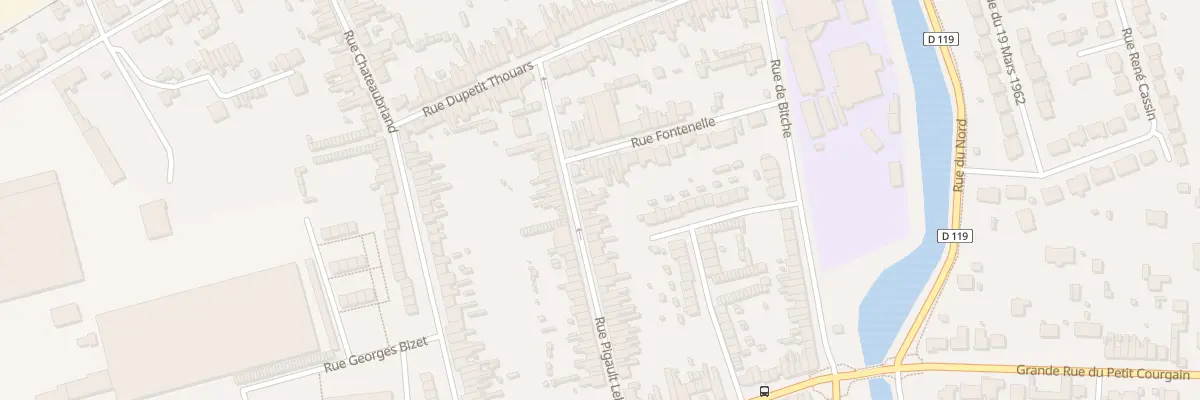 Plan du 60 Rue Pigault Lebrun à Calais