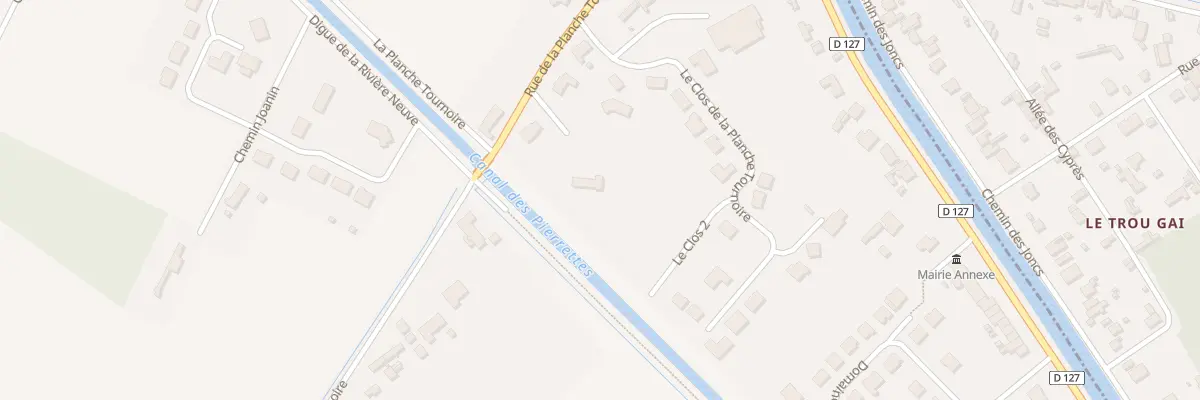 Plan du 233 Rue de la Planche Tournoire à Hames-Boucres