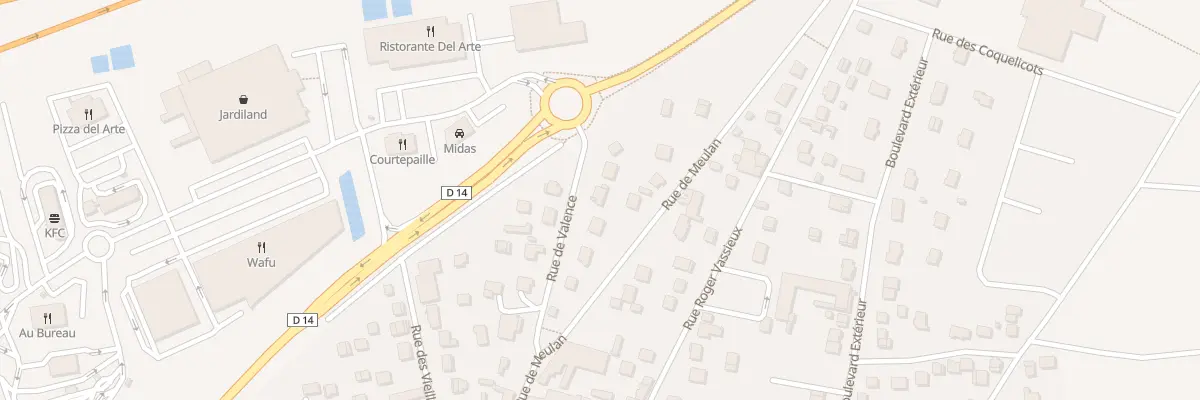 Plan du 112 Rue de Valence à Flins-sur-Seine