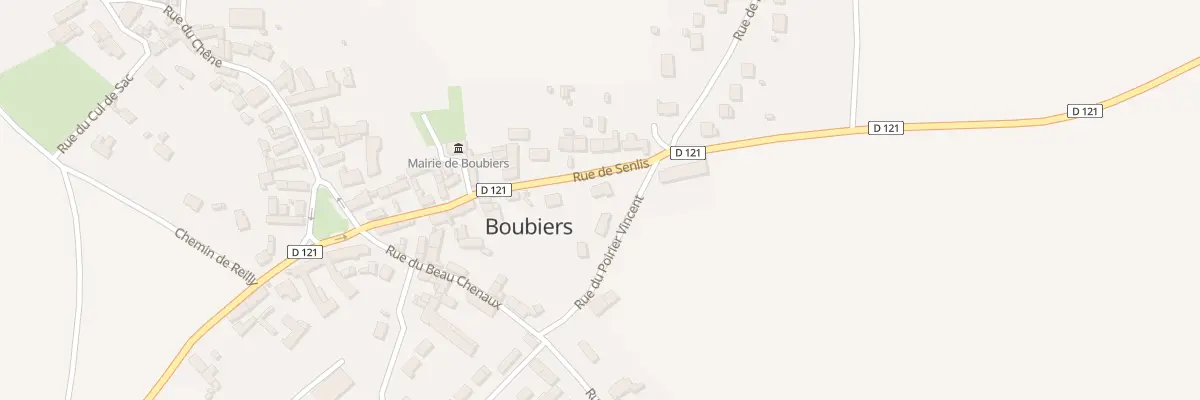 Plan du 2 Rue du Poirier Vincent à Boubiers