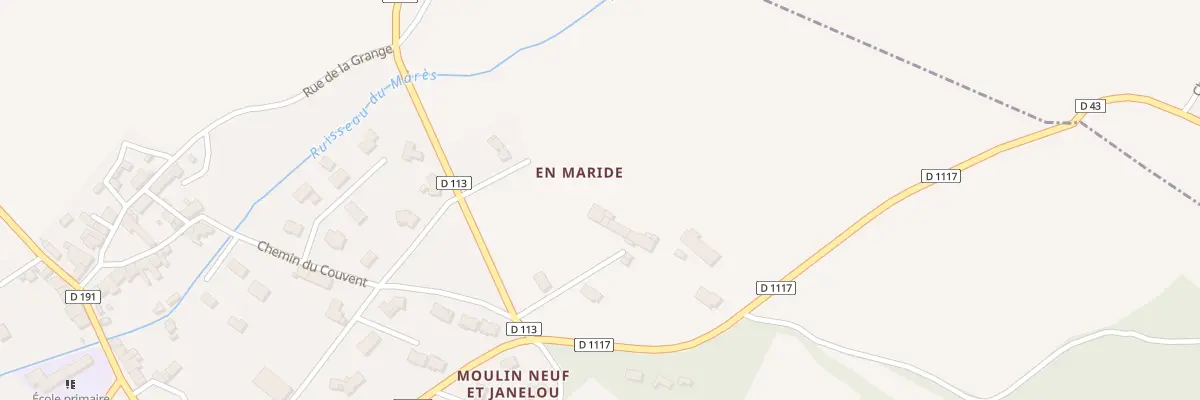 Plan du 9 En Maride aux Cassés
