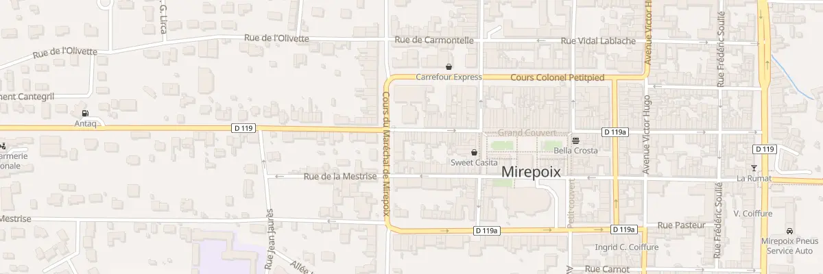 Plan du 27 Rue Monseigneur de Cambon à Mirepoix