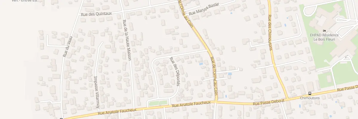 Plan du 378 Rue des Déportés à Saran