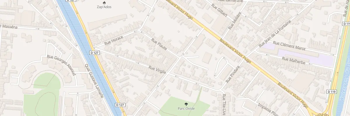Plan du 18 Rue Ovide à Calais
