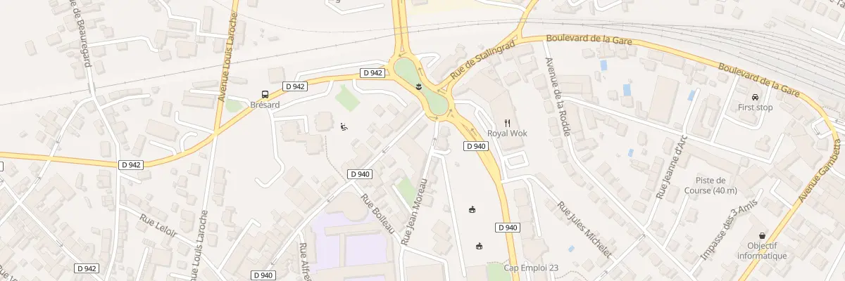 Plan du 31 Rue de Stalingrad à Guéret