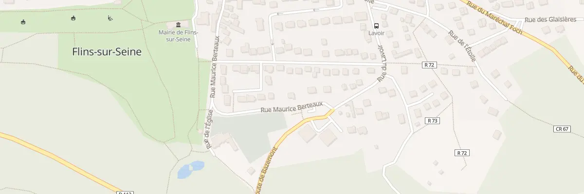 Plan du 435 Rue Maurice Berteaux à Flins-sur-Seine
