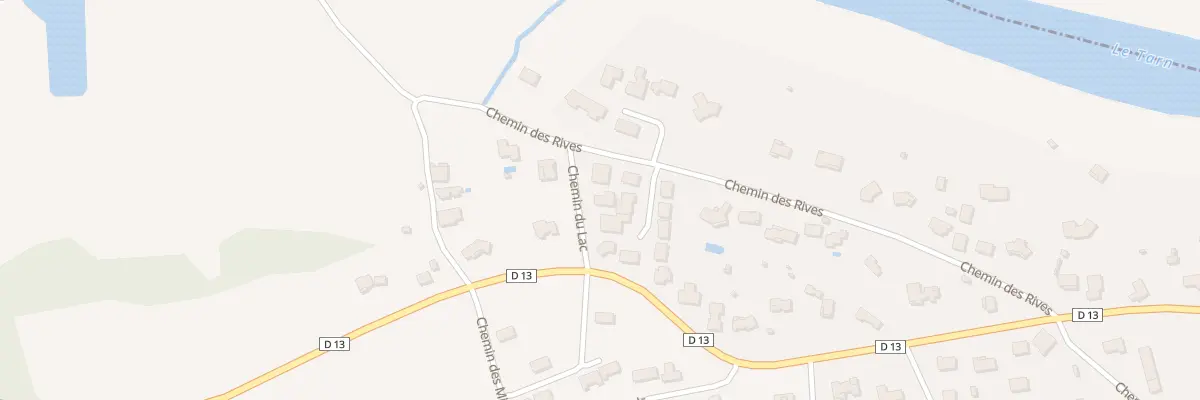 Plan du 6 Che du Lac à Montans