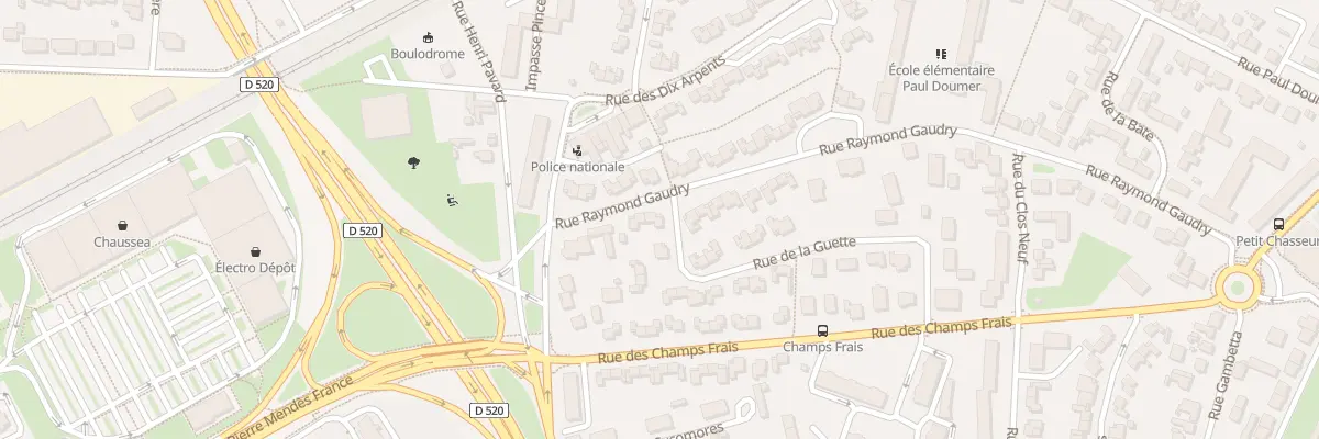 Plan du 59 Rue Raymond Gaudry à Saint-Jean-de-la-Ruelle