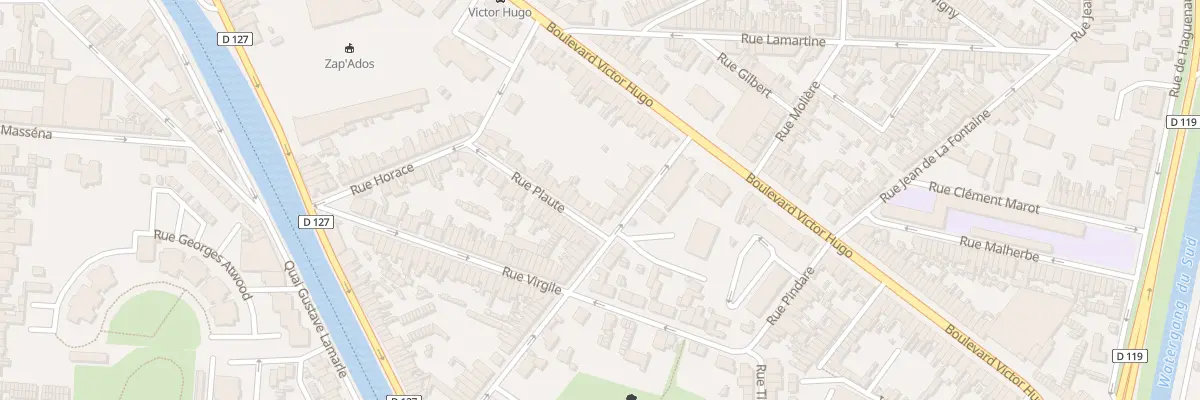 Plan du 4 Rue Plaute à Calais