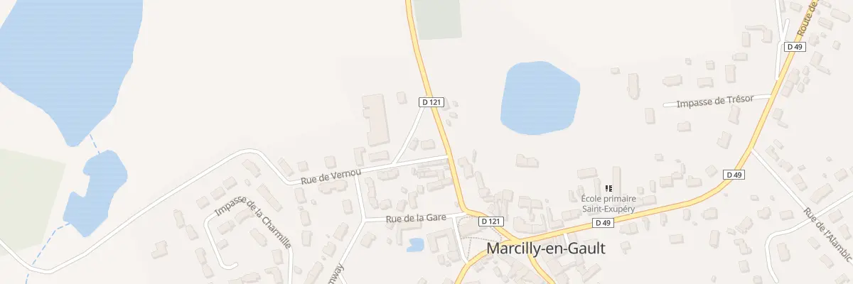 Plan du 2 Rue de Vernou à Marcilly-en-Gault