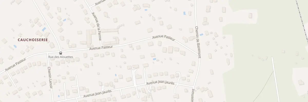 Plan du 13A Rue Pasteur à Maule