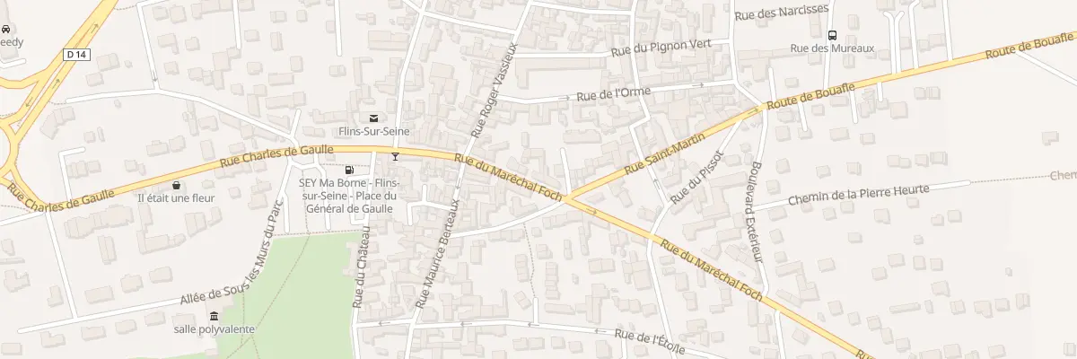 Plan du 139 Rue du Maréchal Foch à Flins-sur-Seine