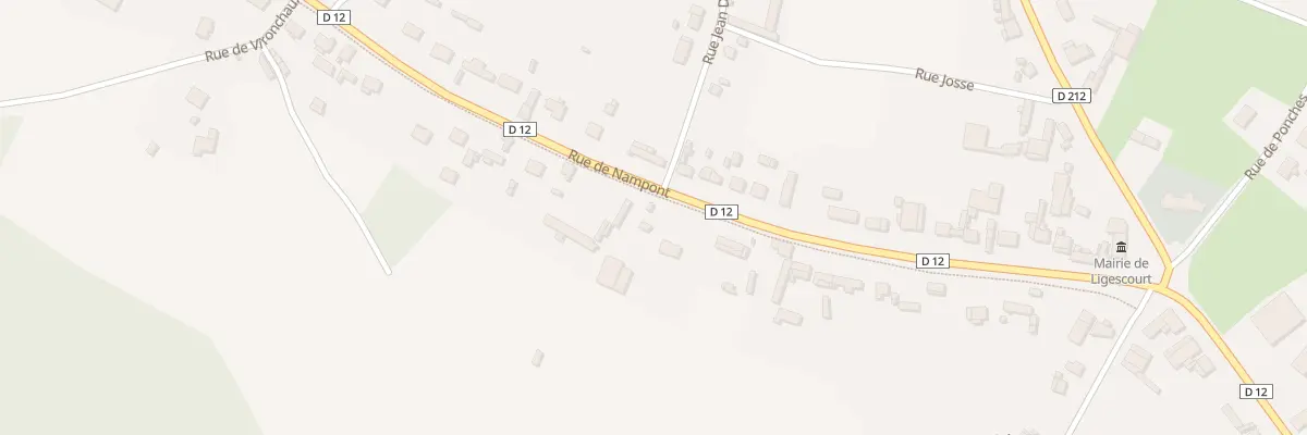 Plan du 5039 Rue de Nampont à Ligescourt