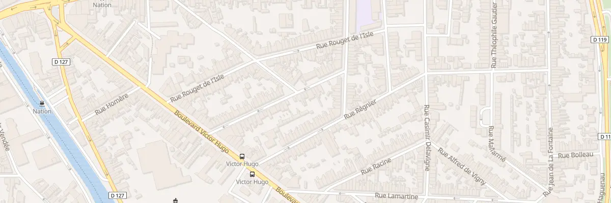 Plan du 38 Rue Ronsard à Calais