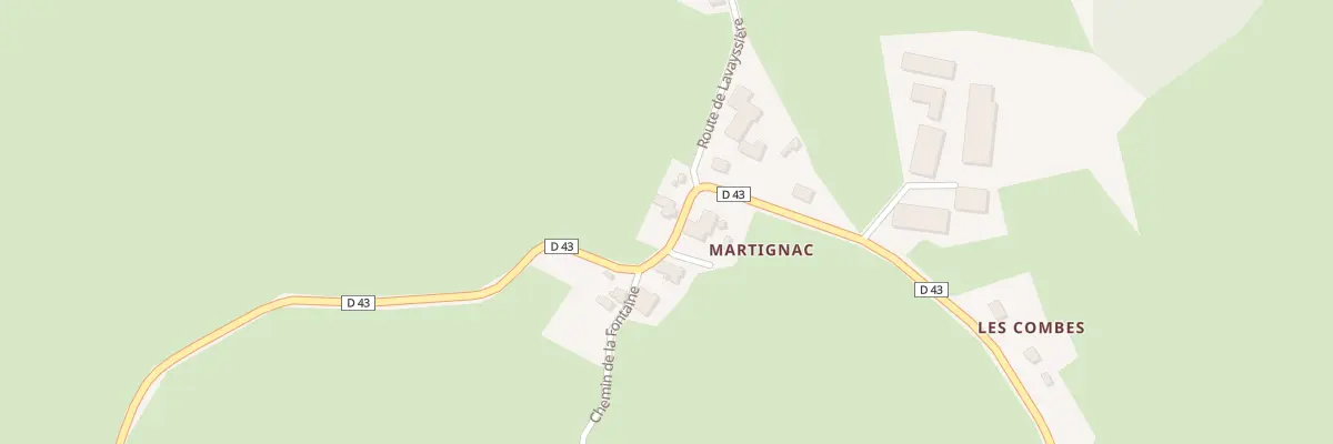 Plan du 738 Rte de Martignac à Belmont-Bretenoux