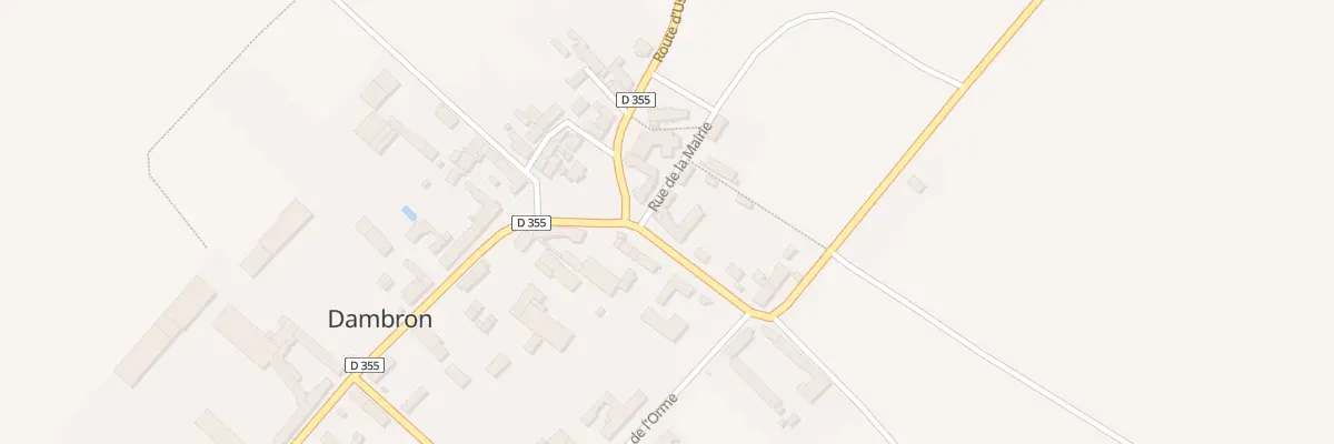 Plan du 1 Rue de l’Orme à Dambron