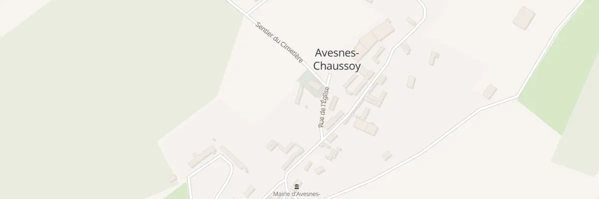 Plan du 14 Rue de l’Eglise à Avesnes-Chaussoy