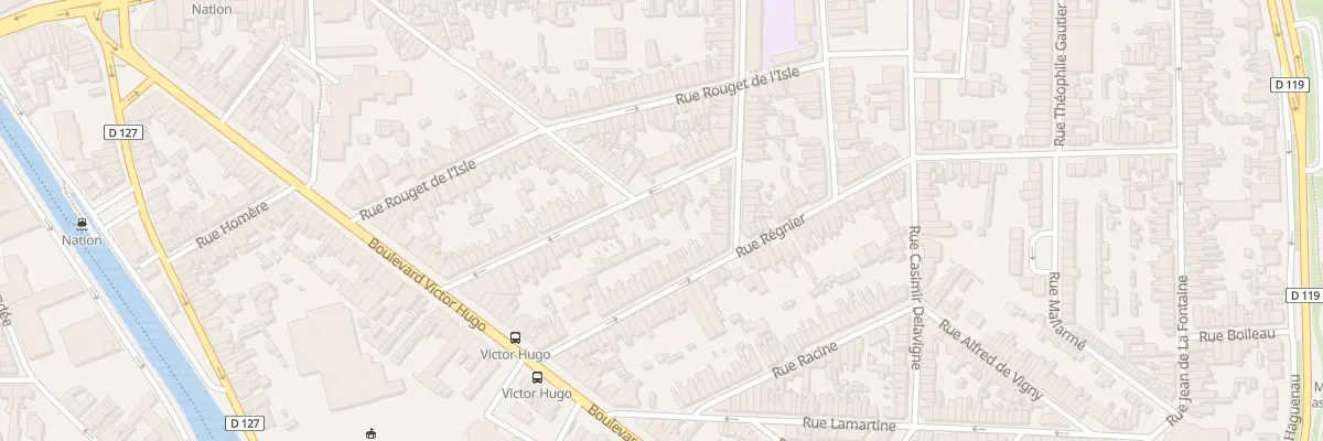 Plan du 40 Rue Ronsard à Calais