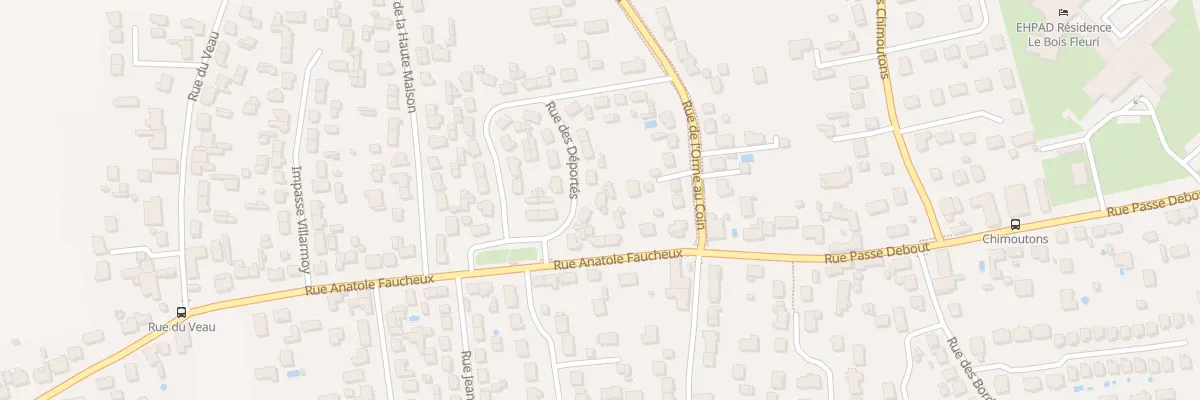 Plan du 320 Rue des Déportés à Saran