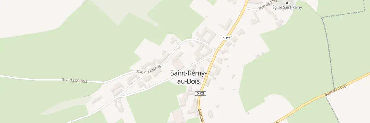 Plan du 2 Rue du Marais à Saint-Rémy-au-Bois